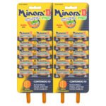 MAQUINA AFEITAR MINORA II PRO DOBLE HOJA x1