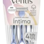 MAQUINA AFEITAR GILLETTE VENUS INTIMAx4