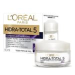 CREMA FACIAL LOREALx50 HIDRA TOTAL 5 CUIDADO ANTI-ARRUGAS +45 DE DIA