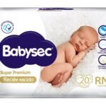 PAÑAL BABYSEC SUPER PREMIUMx20 RECIEN NACIDO