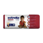 PAÑAL ESTRELLA PREMIUMx30 JUNIOR HIPER PACK