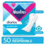 PROTECTORES DIARIOS NOSOTRASx50 RESPIRABLE EXTRACTO CALENDULA