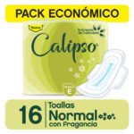 TOALLAS FEMENINAS CALIPSOx16 NORMAL FRAGANCIA EXTRACTO CALENDULA