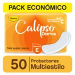 PROTECTORES DIARIOS CALIPSO x50U MULTIESTILO CON EXTRACTO DE CALENDULA