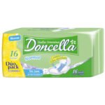 TOALLAS FEMENINAS DONCELLAx16 NORMAL SUAVE CON ALAS CON PERFUME