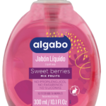 JABON LIQUIDO ALGABOx300 FRUTOS DEL BOSQUE CON VALVULA