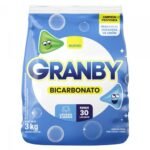 JABON EN POLVO GRANBYx3KG BICARBONATO LIMON LAVADO A MANO