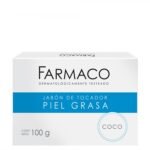 JABON FARMACOx100 COCO PIEL GRASA