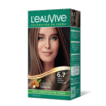 KIT TINTURA LEAUVIVE 6.7 RUBIO OSCURO CHOCOLATE