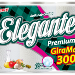 ROLLO DE COCINA ELEGANTEx3x100 PAÑOS PREMIUM DOBLE HOJA