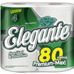 PAPEL HIGIENICO ELEGANTEx4x80MTS PREMIUM MAX