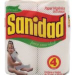 PAPEL HIGIENICO SANIDADx4x30MTS TEXTURADO