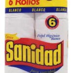 PAPEL HIGIENICO SANIDADx6x30MTS CLASICO