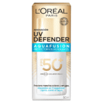 PROTECTOR SOLAR FACIAL LOREALx50 UV DEFENDER AQUAFUSION FPS50+