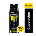 INSECTICIDA AEROSOL RAIDx360 EXTERMINADOR CUCARACHAS